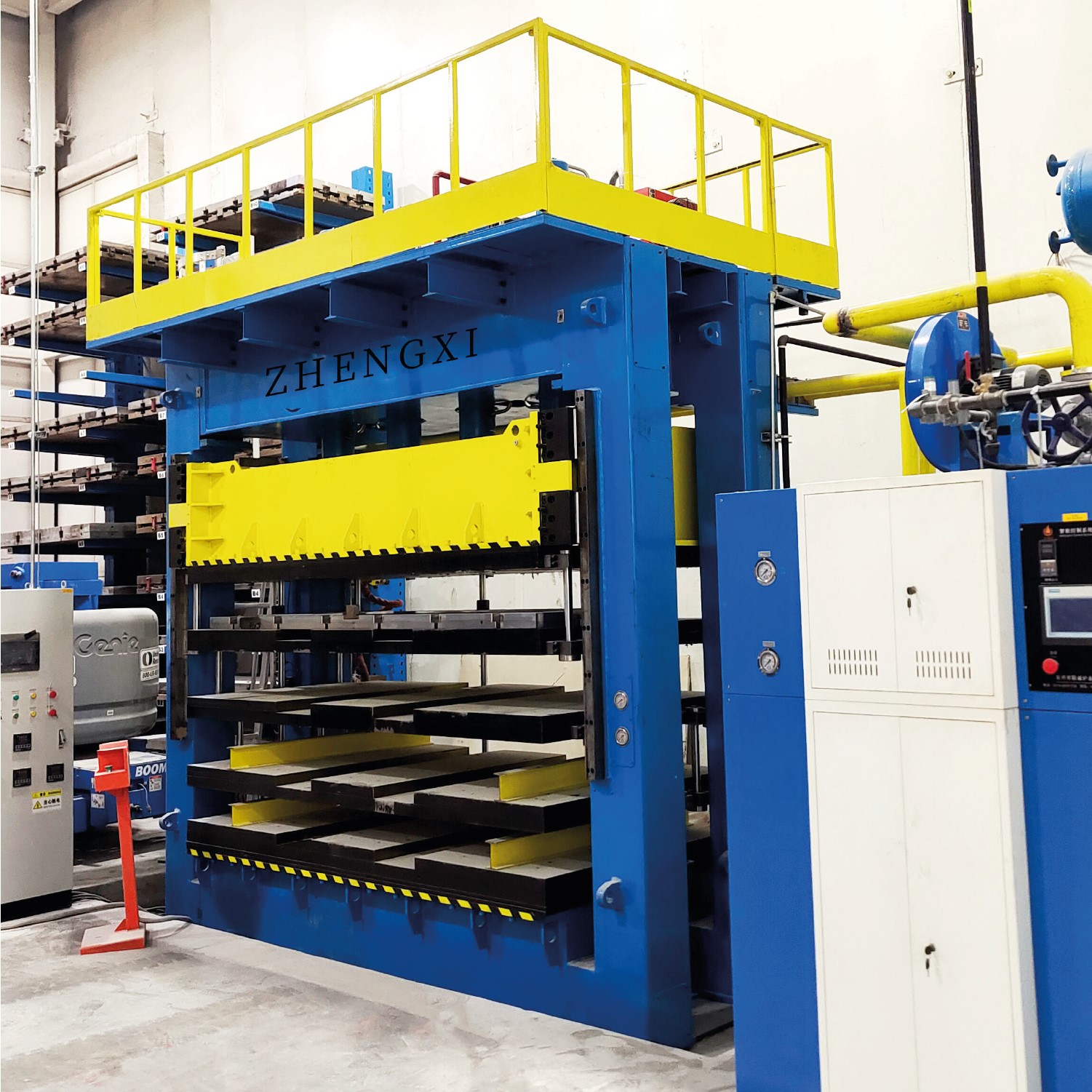 Пресс многослойный с нагревом Гидравлический пресс многослойный с нагревом